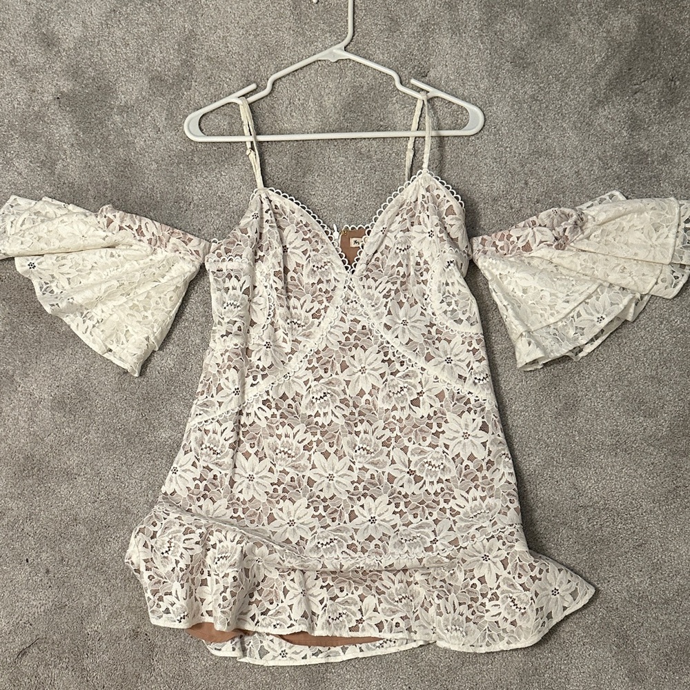 Elegant Lace Off-Shoulder Dress